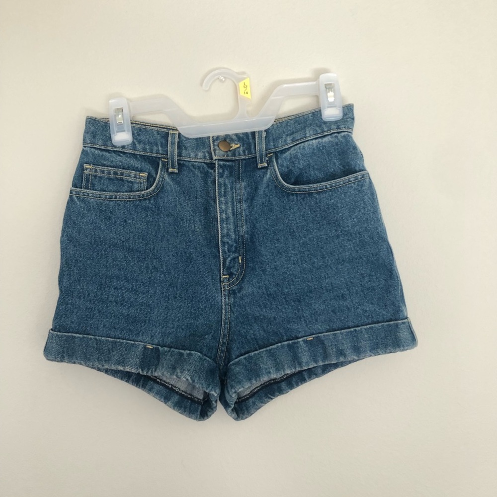 American apparel high waisted shorts.